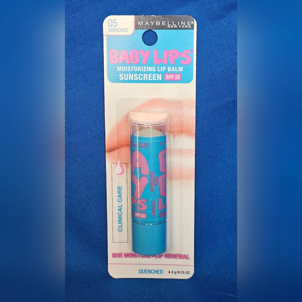 Maybelline Baby Lips Quenched 05 Moisturizing Lip Balm 8hr Renewal Stick SPF 20